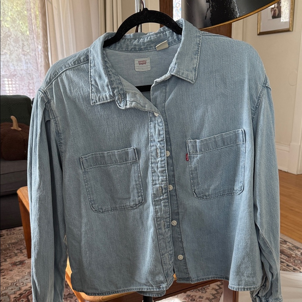 Levi's Classic Blue Denim Shirt